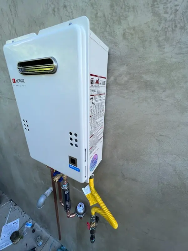 Tankless water heater installation for New Kingman-Butler homes